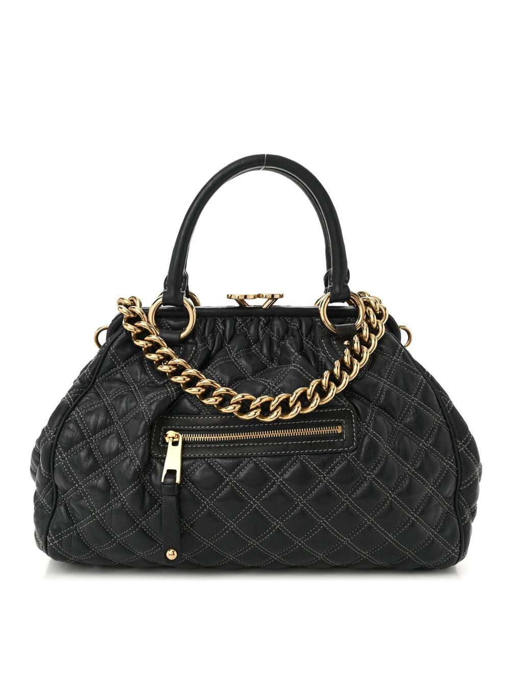 Marc Jacobs Calfskin Quilted Stam Dark #304075M71B